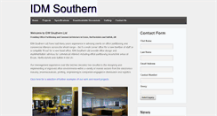 Desktop Screenshot of idmsouthern.co.uk